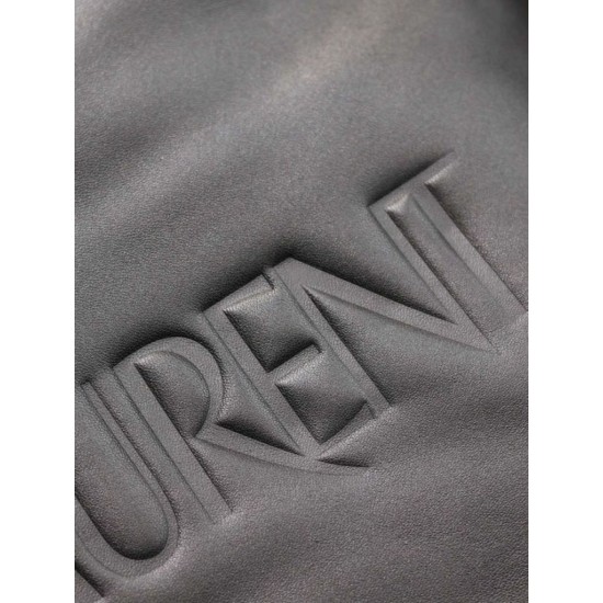 Replica Borsa tote imbottita larga YSL Saint Laurent in nappa nera Replica Borsa tote imbottita larga YSL Saint Laurent in nappa nera