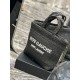 Replica Borsa tote YSL Saint Laurent Rive Gauche all'uncinetto in rafia nera Replica Borsa tote YSL Saint Laurent Rive Gauche all'uncinetto in rafia nera