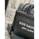 Replica Borsa tote YSL Saint Laurent Rive Gauche all'uncinetto in rafia nera Replica Borsa tote YSL Saint Laurent Rive Gauche all'uncinetto in rafia nera