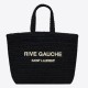 Replica Borsa tote YSL Saint Laurent Rive Gauche all'uncinetto in rafia nera Replica Borsa tote YSL Saint Laurent Rive Gauche all'uncinetto in rafia nera
