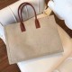 Replica Borsa tote YSL Saint Laurent Rive Gauche con manico marrone chiaro Replica Borsa tote YSL Saint Laurent Rive Gauche con manico marrone chiaro