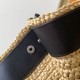 Replica Borsa tote YSL Saint Laurent Rive Gauche Rafia beige e Replica Borsa tote YSL Saint Laurent Rive Gauche Rafia beige e