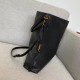 Replica Borsa YSL Saint Laurent Tag Hobo Pelle di vitello nera Replica Borsa YSL Saint Laurent Tag Hobo Pelle di vitello nera