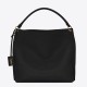 Replica Borsa YSL Saint Laurent Tag Hobo Pelle di vitello nera Replica Borsa YSL Saint Laurent Tag Hobo Pelle di vitello nera