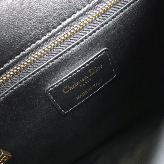 Replica Christian Dior 30 Montaigne Flap Borsa Nero Replica Christian Dior 30 Montaigne Flap Borsa Nero