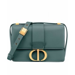 Christian Dior 30 Montaigne Flap Borsa Blu