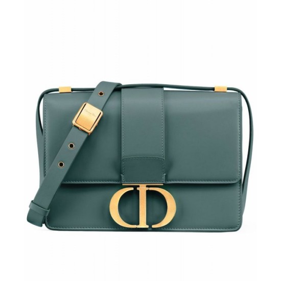 Replica Christian Dior 30 Montaigne Flap Borsa Blu