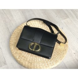 Christian Dior 30 Montaigne Flap Borsa Nero