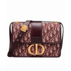 Christian Dior 30 Montaigne Flap Borsa Rosso