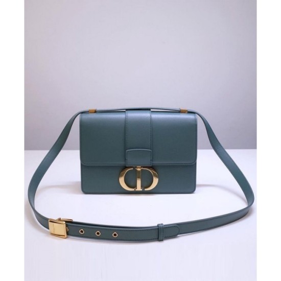 Replica Christian Dior 30 Montaigne Flap Borsa Blu