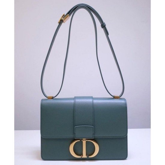 Replica Christian Dior 30 Montaigne Flap Borsa Blu
