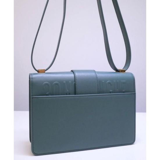 Replica Christian Dior 30 Montaigne Flap Borsa Blu