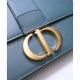 Replica Christian Dior 30 Montaigne Flap Borsa Blu