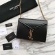 Replica YSL Saint Laurent Medium Cassandra Monogram Envelope Borse Nero Replica YSL Saint Laurent Medium Cassandra Monogram Envelope Borse Nero