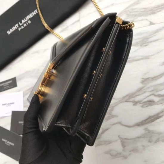 Replica YSL Saint Laurent Medium Cassandra Monogram Envelope Borse Nero Replica YSL Saint Laurent Medium Cassandra Monogram Envelope Borse Nero