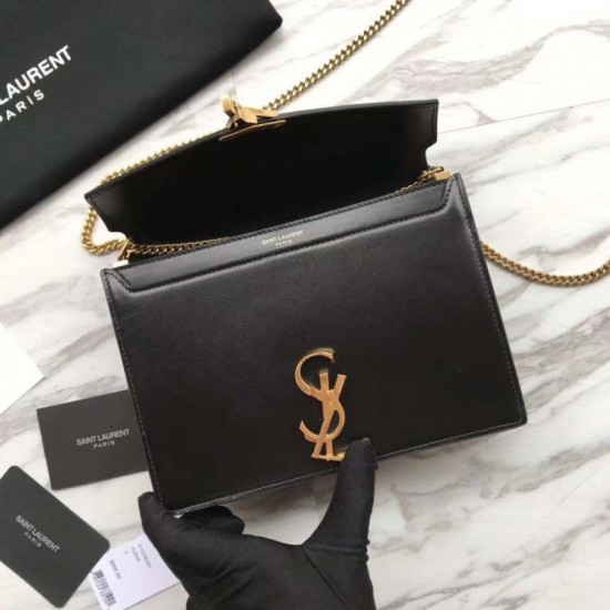 Replica YSL Saint Laurent Medium Cassandra Monogram Envelope Borse Nero Replica YSL Saint Laurent Medium Cassandra Monogram Envelope Borse Nero