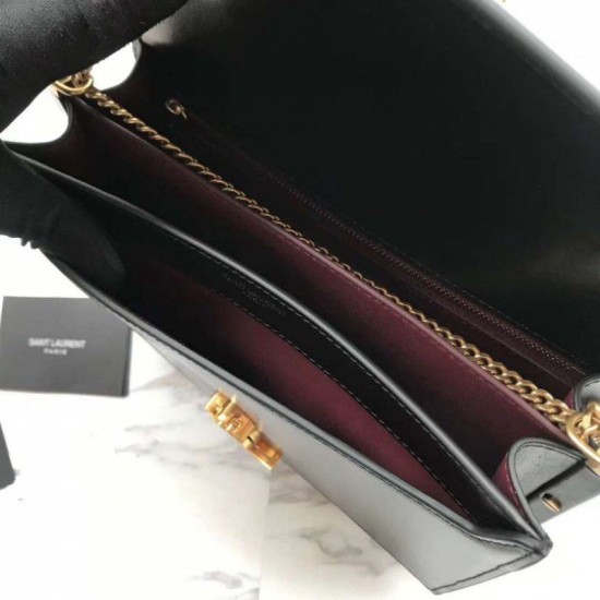 Replica YSL Saint Laurent Medium Cassandra Monogram Envelope Borse Nero Replica YSL Saint Laurent Medium Cassandra Monogram Envelope Borse Nero