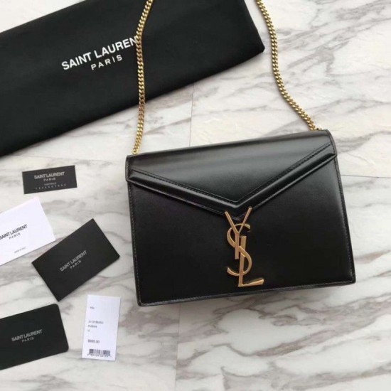 Replica YSL Saint Laurent Medium Cassandra Monogram Envelope Borse Nero Replica YSL Saint Laurent Medium Cassandra Monogram Envelope Borse Nero