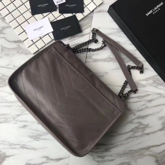 Replica YSL Saint Laurent Medium Niki Chain Borse Grigia Replica YSL Saint Laurent Medium Niki Chain Borse Grigia
