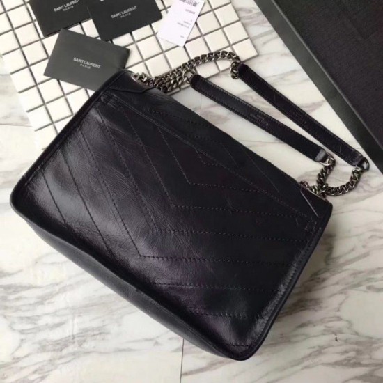 Replica YSL Saint Laurent Medium Niki Chain Borse Nero Replica YSL Saint Laurent Medium Niki Chain Borse Nero