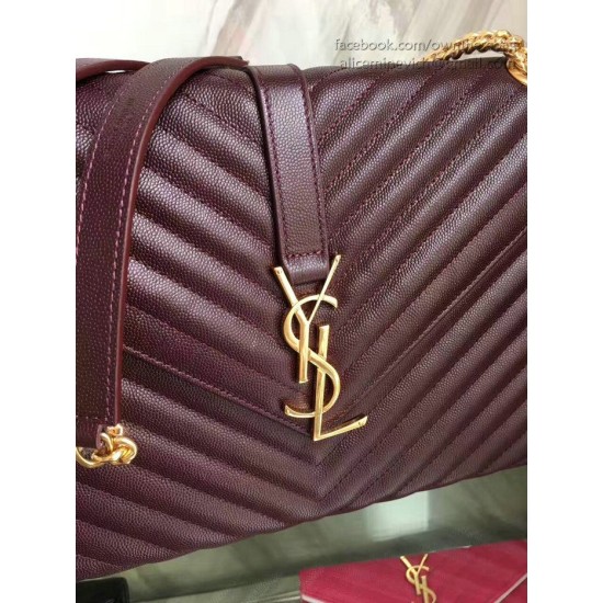 Replica Borsa Spalla Saint Laurent Monogram Graduata Spalla Borsa Borgogna Y230310 Replica Borsa Spalla Saint Laurent Monogram Graduata Spalla Borsa Borgogna Y230310
