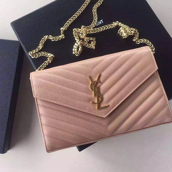 Replica Portafoglio Saint Laurent in grano di albicocca De Poudre Textured Matelasse Leather 377828 Replica Portafoglio Saint Laurent in grano di albicocca De Poudre Textured Matelasse Leather 377828