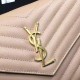Replica Portafoglio Saint Laurent in grano di albicocca De Poudre Textured Matelasse Leather 377828 Replica Portafoglio Saint Laurent in grano di albicocca De Poudre Textured Matelasse Leather 377828