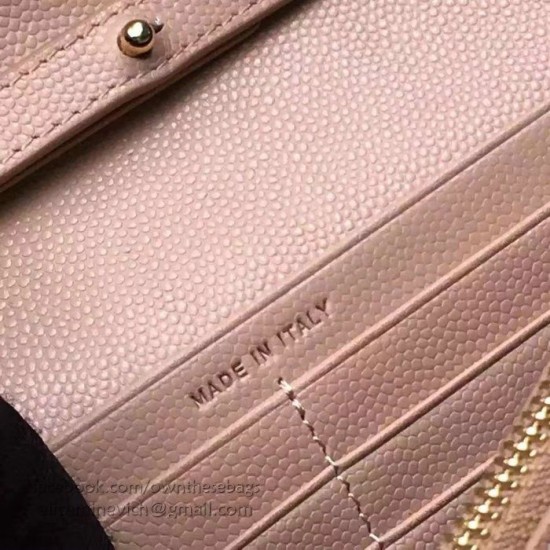 Replica Portafoglio Saint Laurent in grano di albicocca De Poudre Textured Matelasse Leather 377828 Replica Portafoglio Saint Laurent in grano di albicocca De Poudre Textured Matelasse Leather 377828