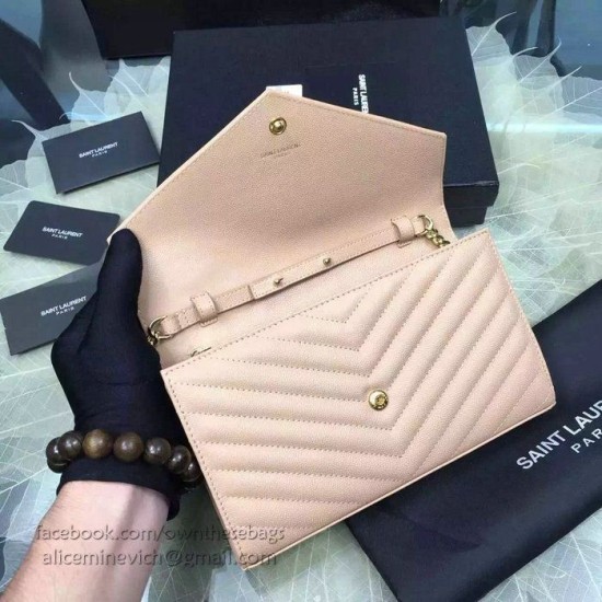 Replica Portafoglio Saint Laurent in grano di albicocca De Poudre Textured Matelasse Leather 377828 Replica Portafoglio Saint Laurent in grano di albicocca De Poudre Textured Matelasse Leather 377828