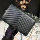 Replica Raccoglitore YSL Saint Laurent della catena di cuoio della Matelasse di Green Grained Replica Raccoglitore YSL Saint Laurent della catena di cuoio della Matelasse di Green Grained