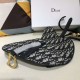 Replica Cintura Christian Dior Saddle Camouflage Pouch Nero