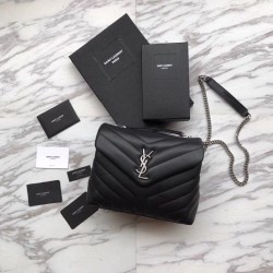 YSL Saint Laurent Loulou Small Matelasse Bag