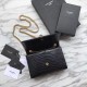Replica Portafoglio catena YSL Saint Laurent Mini Kate in pelle stampata coccodrillo hardware in oro nero Replica Portafoglio catena YSL Saint Laurent Mini Kate in pelle stampata coccodrillo hardware in oro nero