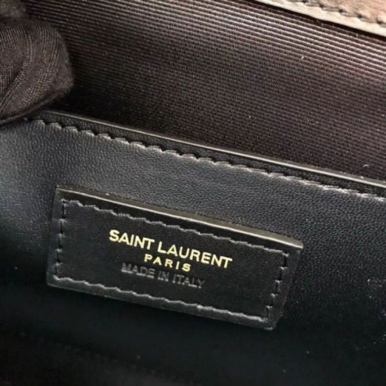 Replica Borsa a tracolla Baguette YSL Saint Laurent Manhattan nera Replica Borsa a tracolla Baguette YSL Saint Laurent Manhattan nera