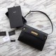 Replica Borsa a tracolla Baguette YSL Saint Laurent Manhattan nera Replica Borsa a tracolla Baguette YSL Saint Laurent Manhattan nera