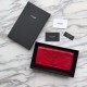Replica Portafoglio grande YSL Saint Laurent Niki in pelle increspata vintage rosso Replica Portafoglio grande YSL Saint Laurent Niki in pelle increspata vintage rosso