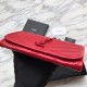 Replica Portafoglio grande YSL Saint Laurent Niki in pelle increspata vintage rosso Replica Portafoglio grande YSL Saint Laurent Niki in pelle increspata vintage rosso
