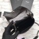 Replica Portafoglio a catena YSL Saint Laurent Niki in pelle nera increspata vintage Replica Portafoglio a catena YSL Saint Laurent Niki in pelle nera increspata vintage
