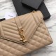 Replica Busta bustina YSL Saint Laurent Albicocca goffrata grana Replica Busta bustina YSL Saint Laurent Albicocca goffrata grana