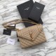 Replica Busta bustina YSL Saint Laurent Albicocca goffrata grana Replica Busta bustina YSL Saint Laurent Albicocca goffrata grana