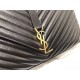 Replica Saint Laurent grandi borse Monogram universitari in nero di capra Replica Saint Laurent grandi borse Monogram universitari in nero di capra
