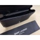 Replica Saint Laurent grandi borse Monogram universitari in nero di capra Replica Saint Laurent grandi borse Monogram universitari in nero di capra