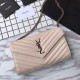 Replica YSL Saint Laurent Granulato Matelasse Chain Portafoglio Beige Replica YSL Saint Laurent Granulato Matelasse Chain Portafoglio Beige
