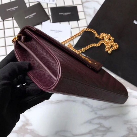 Replica YSL Saint Laurent Granulato Matelasse Chain Portafoglio Chiaretto Replica YSL Saint Laurent Granulato Matelasse Chain Portafoglio Chiaretto
