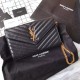 Replica YSL Saint Laurent Granulato Matelasse Chain Portafoglio Nero Replica YSL Saint Laurent Granulato Matelasse Chain Portafoglio Nero