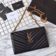 Replica YSL Saint Laurent Granulato Matelasse Chain Portafoglio Nero Replica YSL Saint Laurent Granulato Matelasse Chain Portafoglio Nero