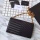 Replica YSL Saint Laurent Granulato Matelasse Chain Portafoglio Nero Replica YSL Saint Laurent Granulato Matelasse Chain Portafoglio Nero