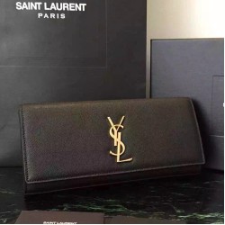 Saint Laurent classico nero grano Monogramme Pochette