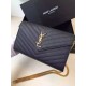 Replica Saint Laurent Catena Portafoglio in pelle Black Grain Replica Saint Laurent Catena Portafoglio in pelle Black Grain