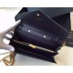 Replica Saint Laurent Catena Portafoglio in pelle Black Grain Replica Saint Laurent Catena Portafoglio in pelle Black Grain